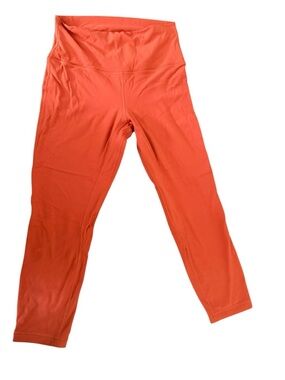 Lululemon Align High Rise 23” Crop- Burnt Orange- 8